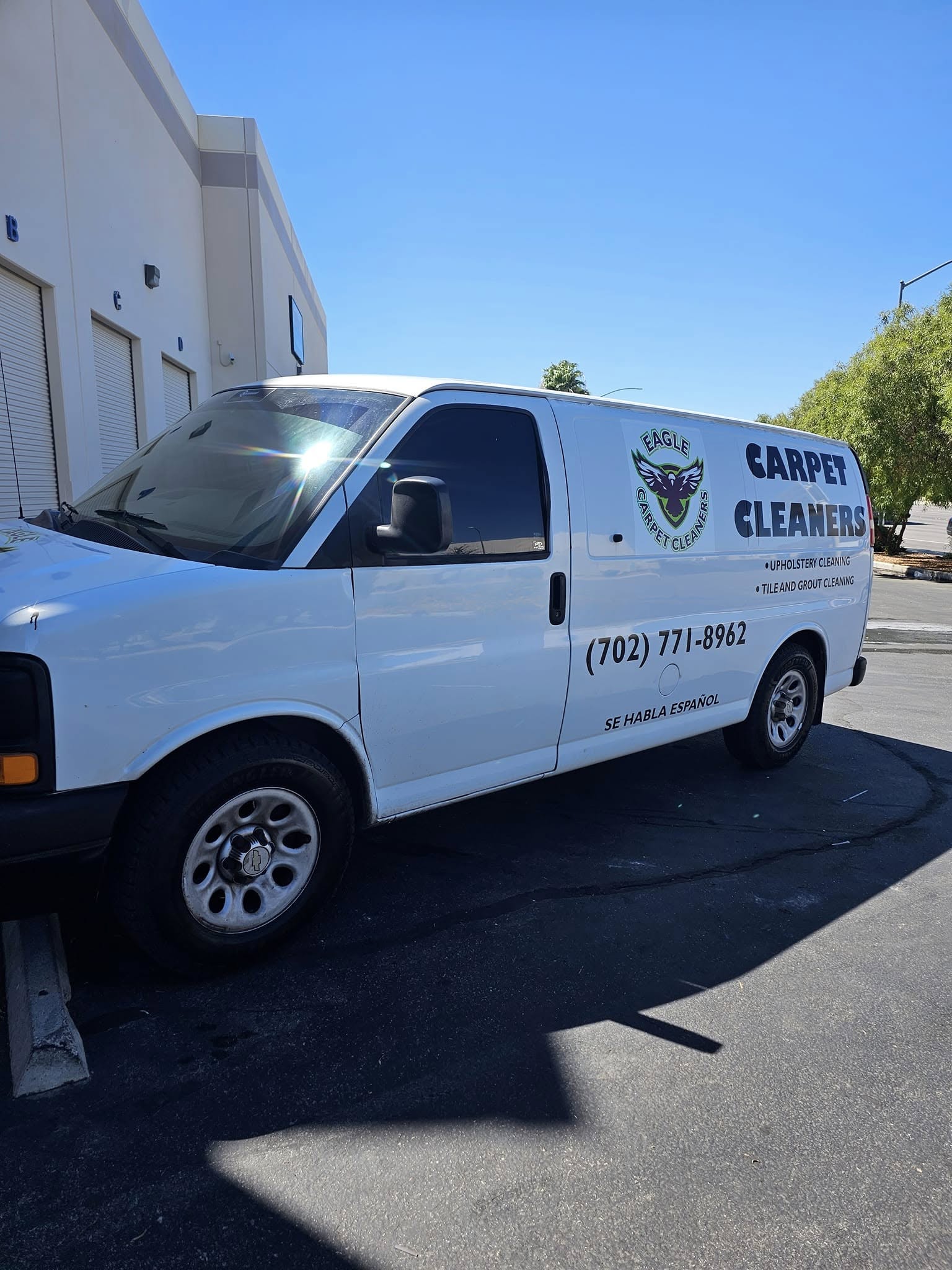 Eagle Carpet Cleaners service van
